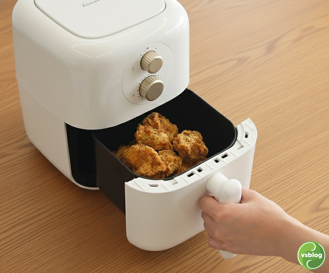 라쿠진 에어프라이어 3L LCZ0101WT 실사용 모습